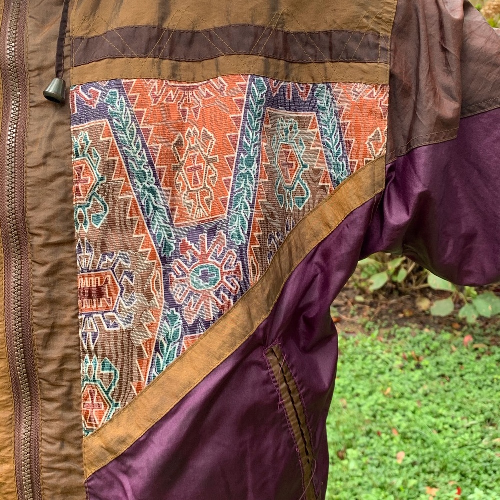 90s Bomber Jacket With Patchwork - image 3